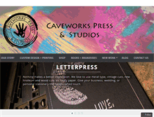 Tablet Screenshot of caveworkspress.com